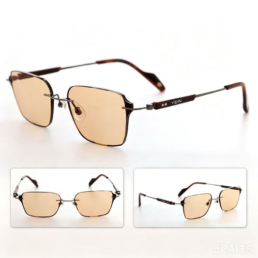 Stylish Plano Single Vision Glasses, Non-Prescription Eyewear for Daily Wear