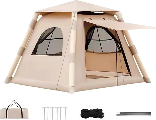 Luxury Fully Automatic Inflatable Tent Quick Opening Outdoor Camping T