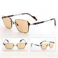 Stylish Plano Single Vision Glasses, Non-Prescription Eyewear for Daily Wear